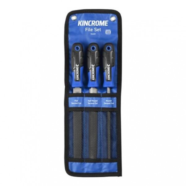 Kincrome K6402 - 3 Piece 200mm 8" File Set Files